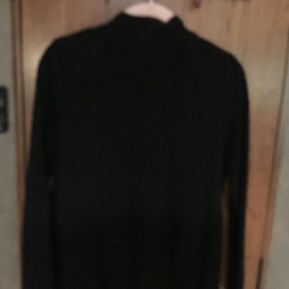 NWOT. Loft Brand Women’s Size MP Black Eyelet Sweater - Picture 9 of 13